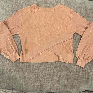 Lululemon Athletica Pink Crew Neck Sweater